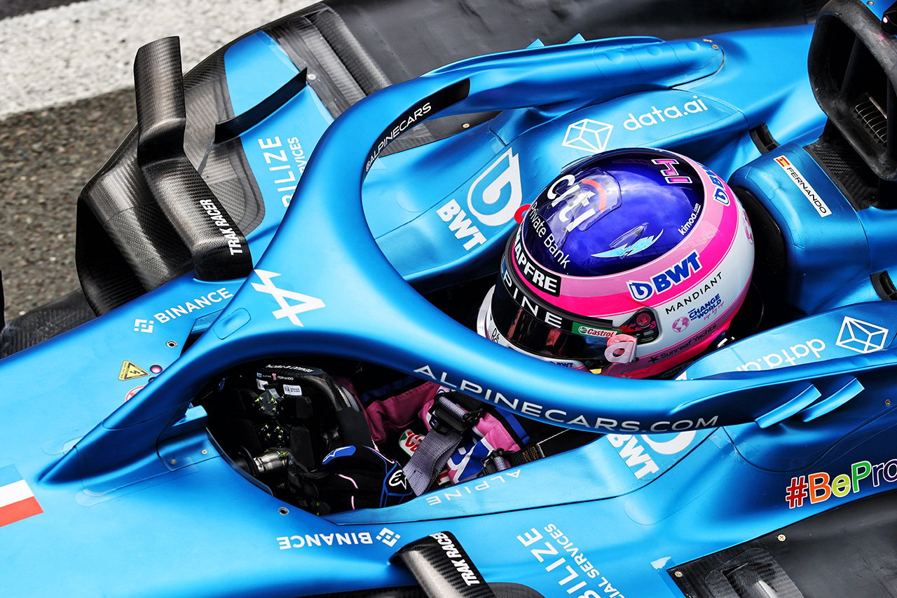 フェルナンド・アロンソ 「アップグレードは良いステップを果たしている」 / アルピーヌF1チーム F1イギリスGP 予選