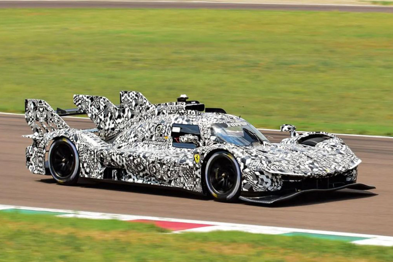 Ferrari shakes down Le Mans resurrection LMD vehicle in 2023[F1-Gate .com]