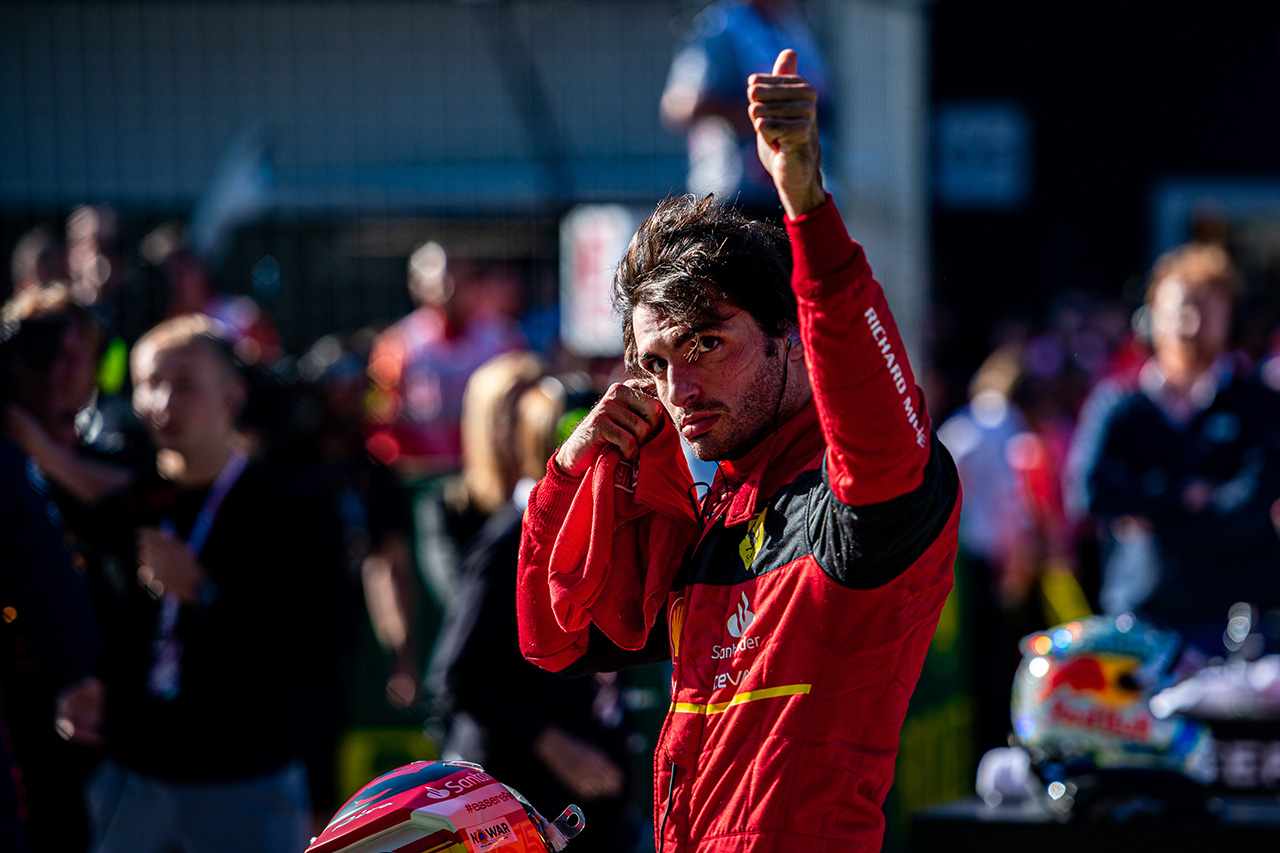 カルロス・サインツJr. 3番手 「赤旗でタイヤの温度が下がっていた」 / スクーデリア・フェラーリ F1オーストリアGP 予選