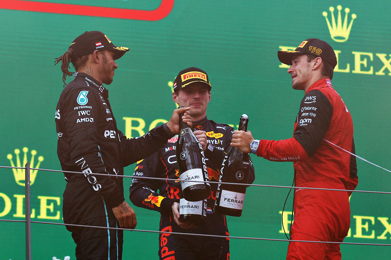 F1オーストリアGP：トップ3フィニッシャーにパルクフェルメ違反で罰金