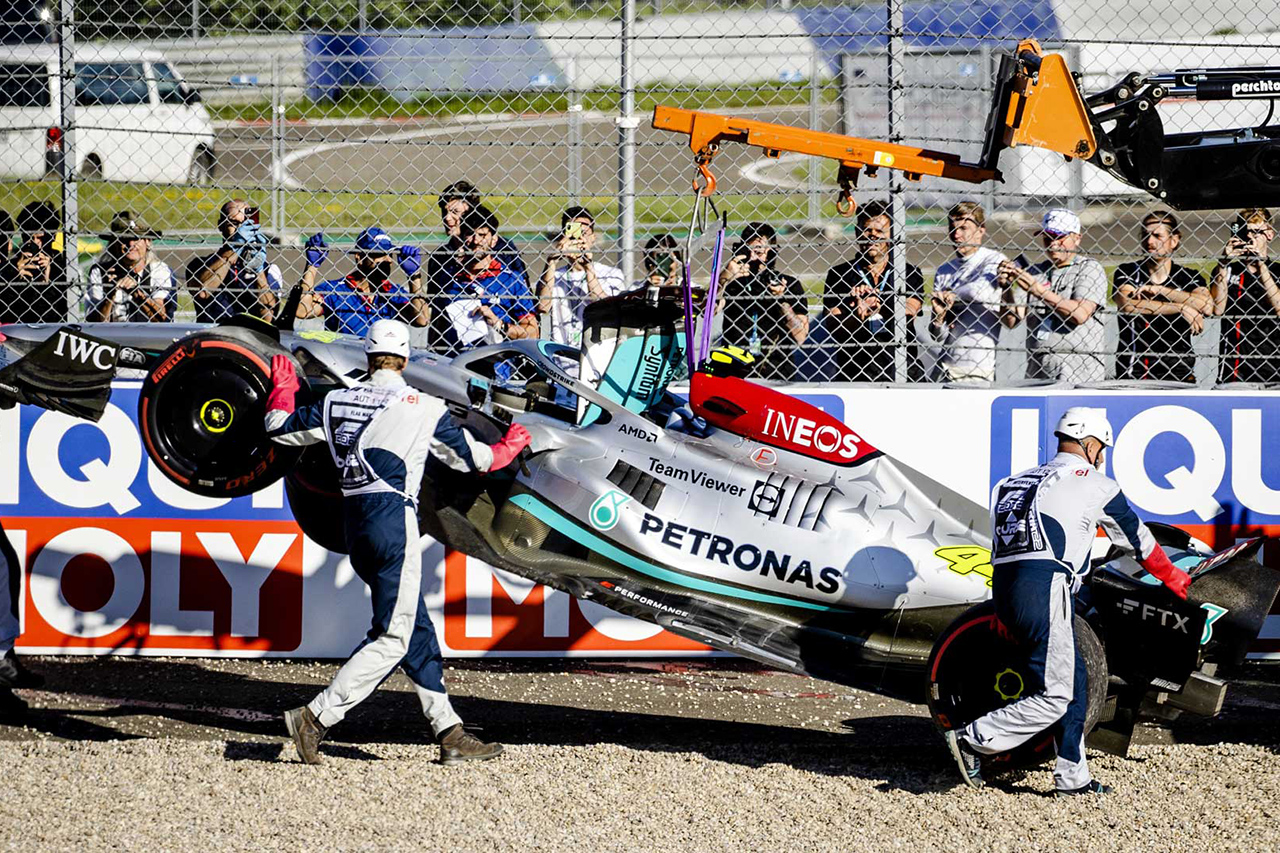 メルセデスF1 「スプリントでも車を壊したら決勝出場は危うかった」