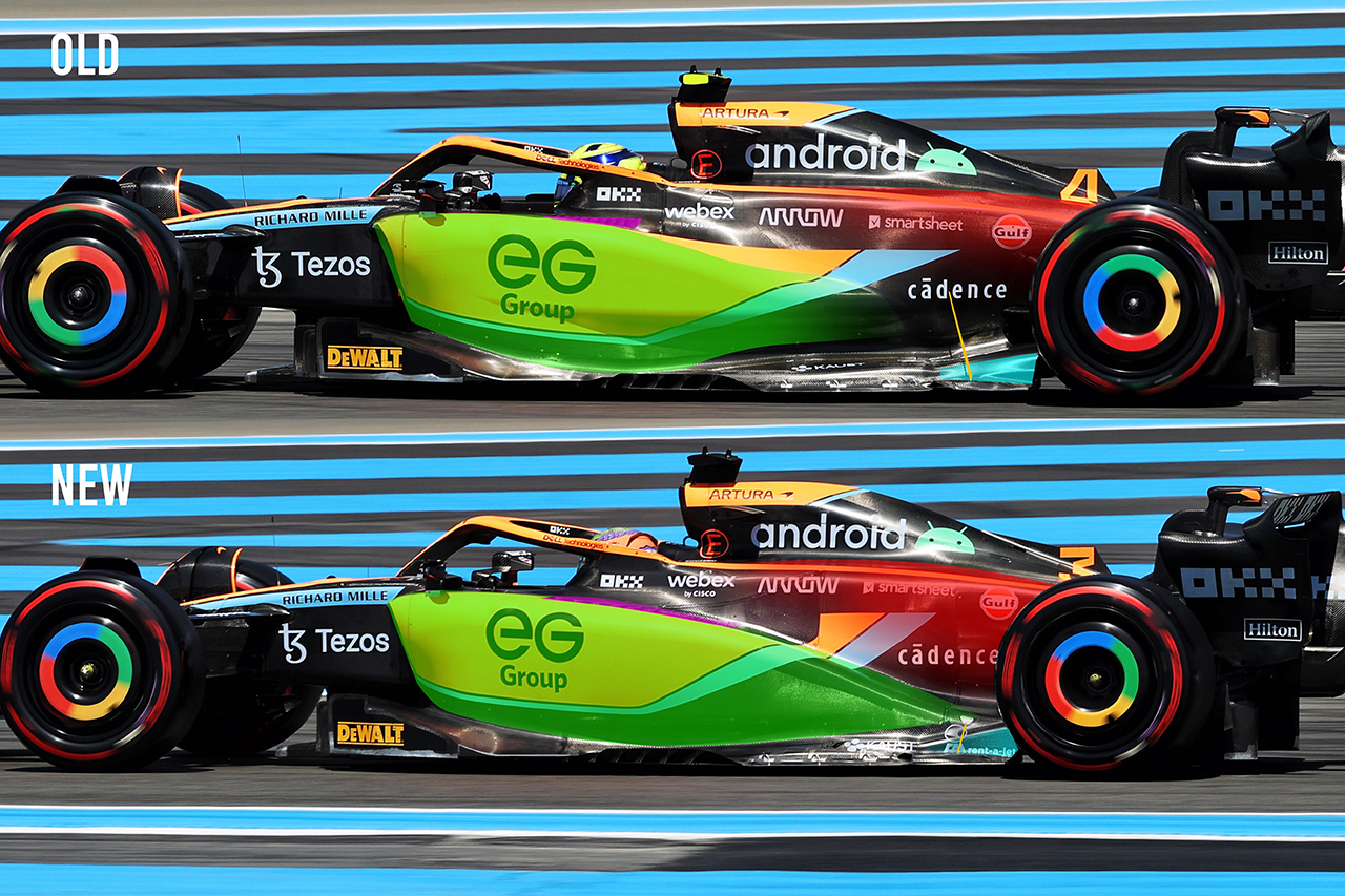 F1マシン解説：マクラーレンF1 “予想外”の大規模アップグレードを投入 / F1フランスGP