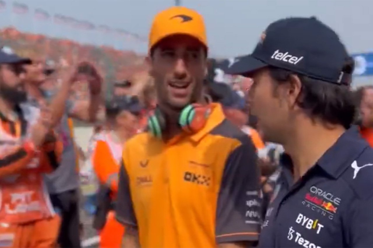 Daniel Ricciardo reveals F1 2023 sabbatical in conversation with Perez