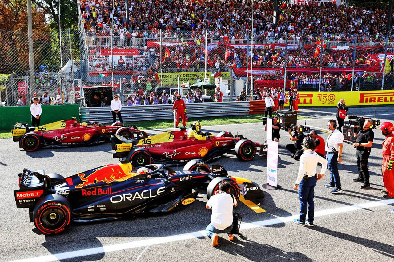 2022 F1 Italian GP: Provisional starting grid (at the end of qualifying)
