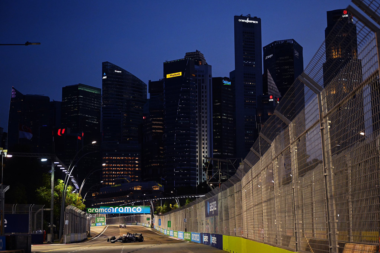 2022年 F1シンガポールGP フリー走行2回目：順位結果