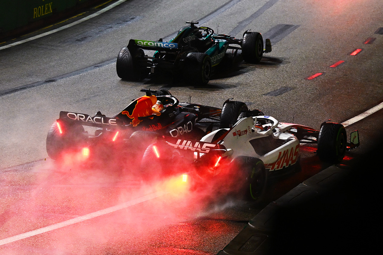 マックス・フェルスタッペン 「スタートでアンチストールに入った」 / F1シンガポールGP 決勝