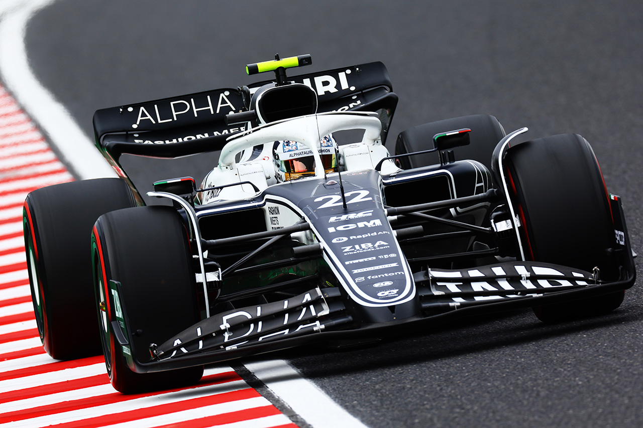 F1日本GP 予選Q2：アルファタウリF1の角田裕毅は13番手で敗退