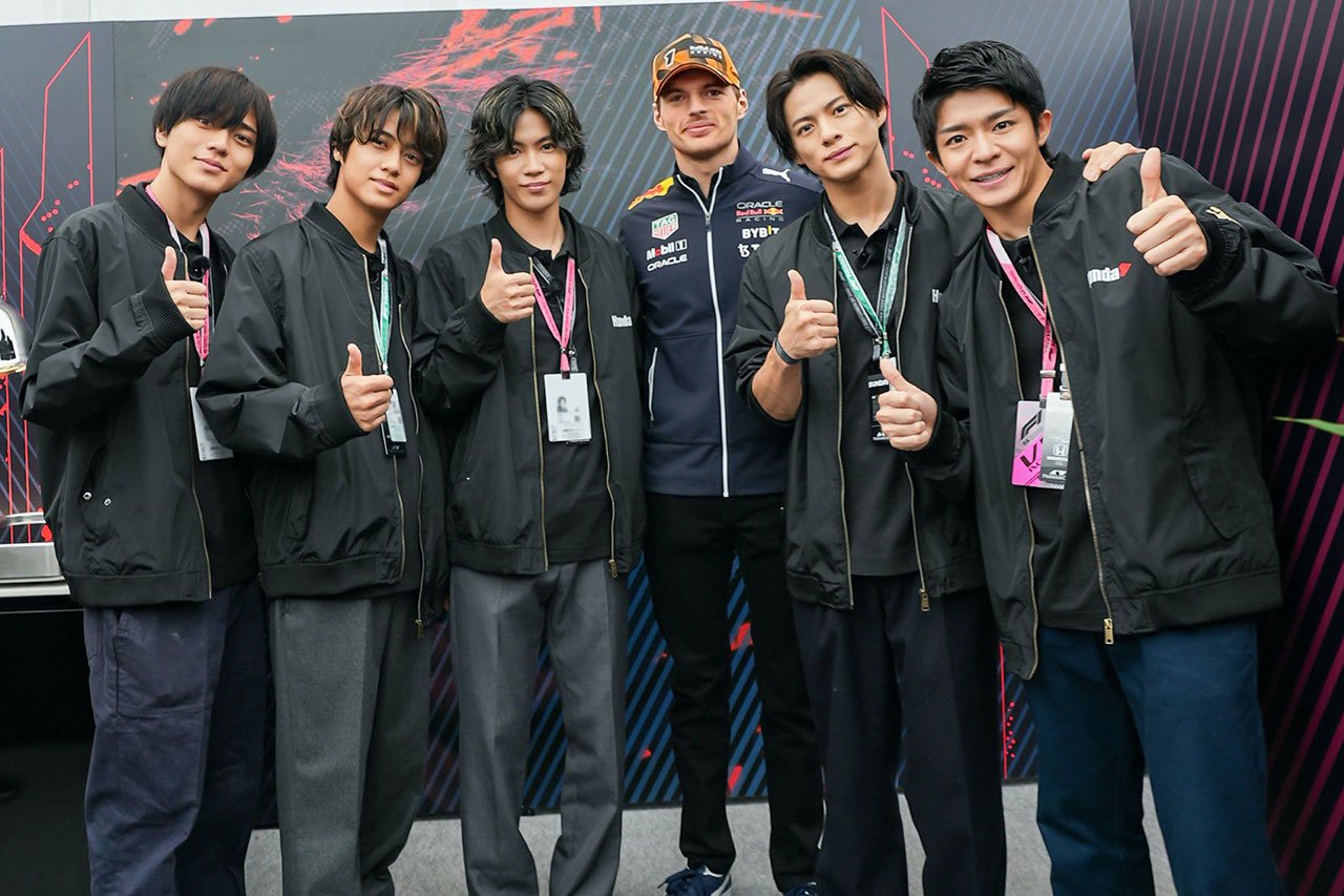 キンプリ、F1日本GPで王者マックス・フェルスタッペンを取材