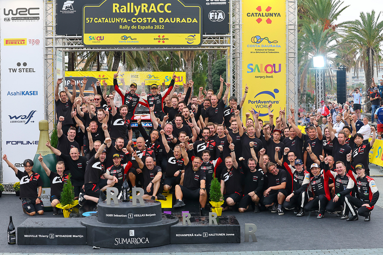 WRC：トヨタ、2年連続でマニュファクチャラーズタイトルを獲得