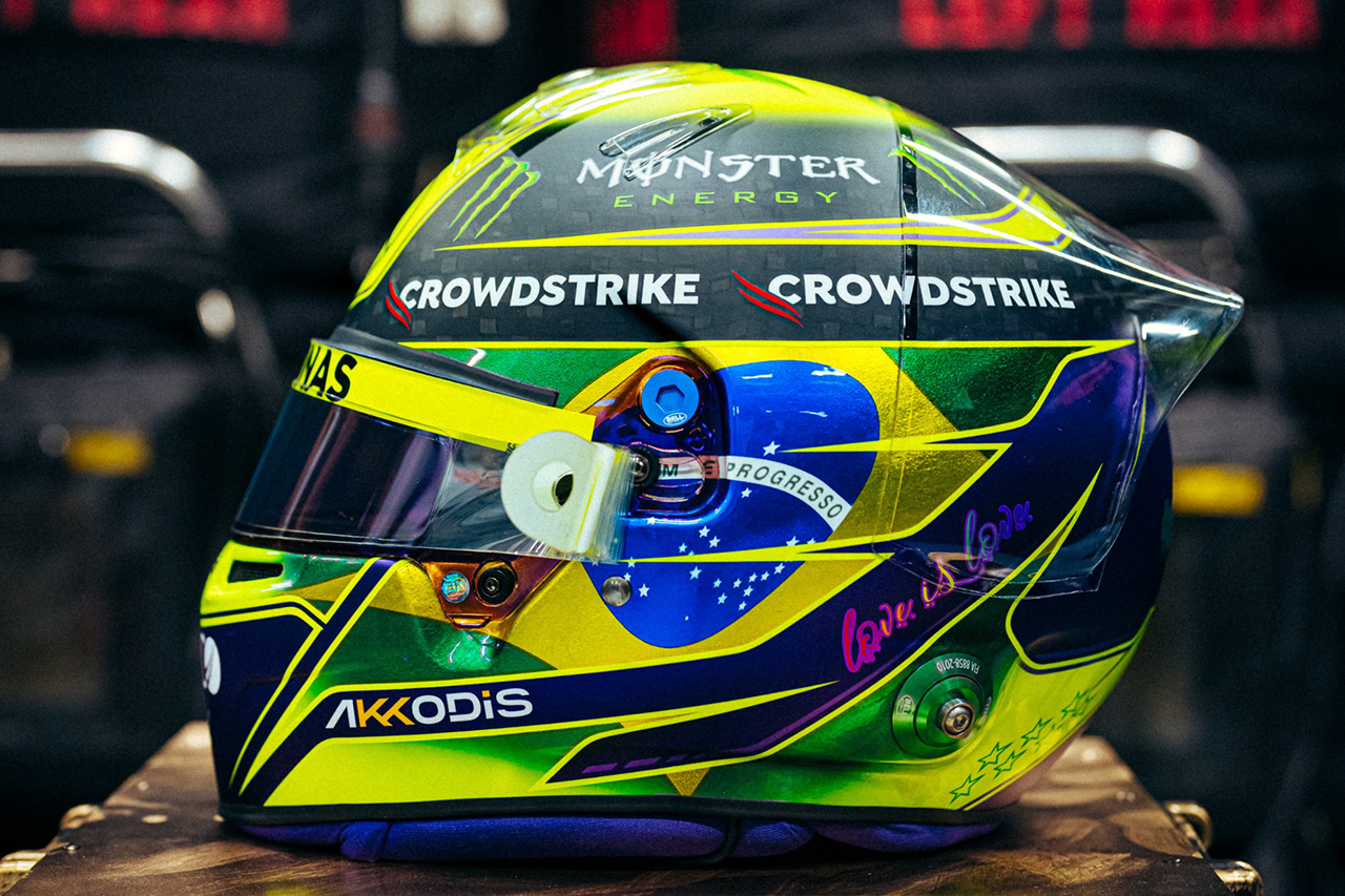 ルイス・ハミルトン 2022年F1ブラジルGP スペシャルヘルメット