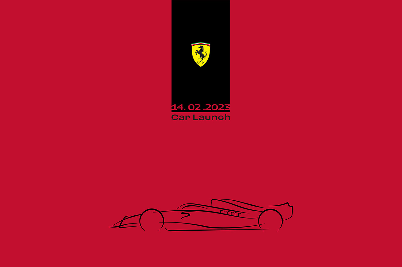 フェラーリF1、2023年F1マシンを2月14日に発表