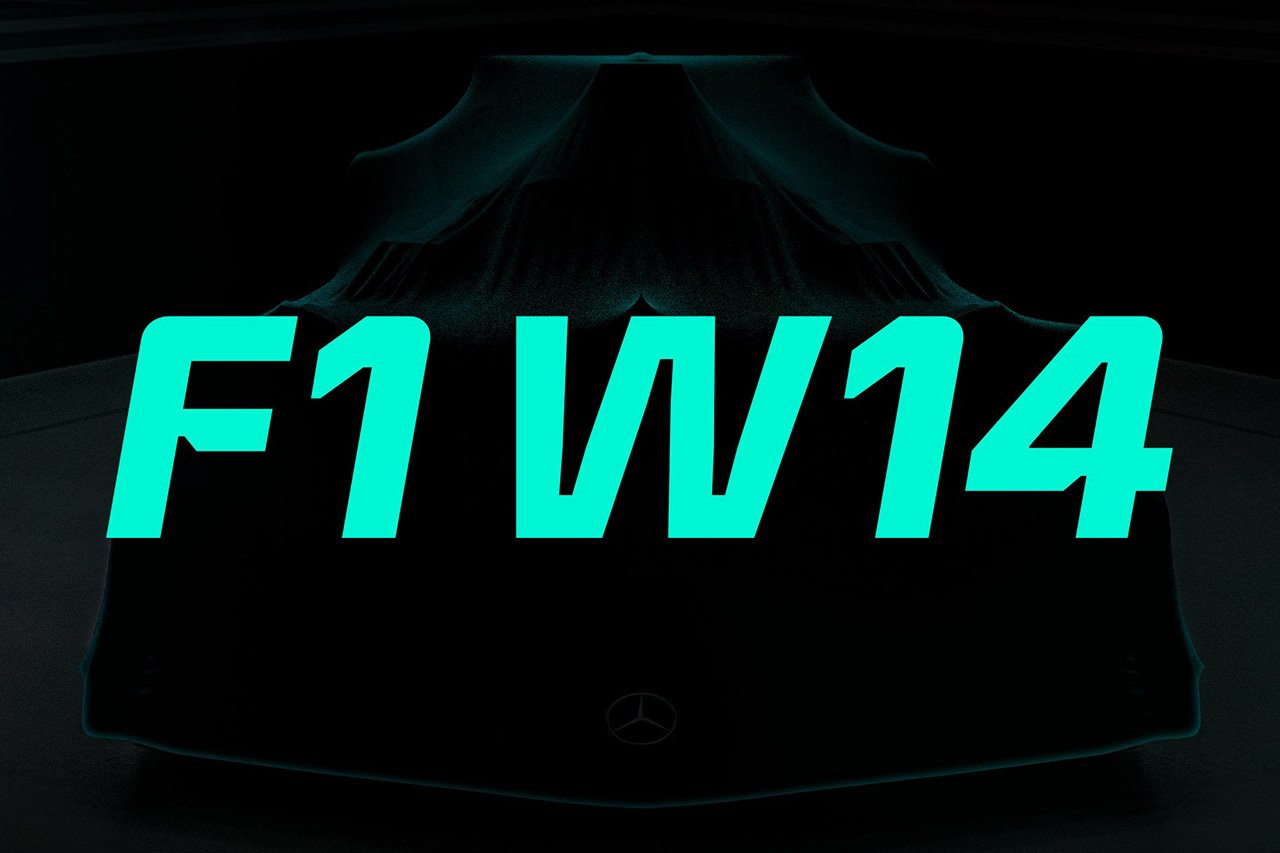 メルセデスF1、2023年F1マシン『W14』を2月15日に発表