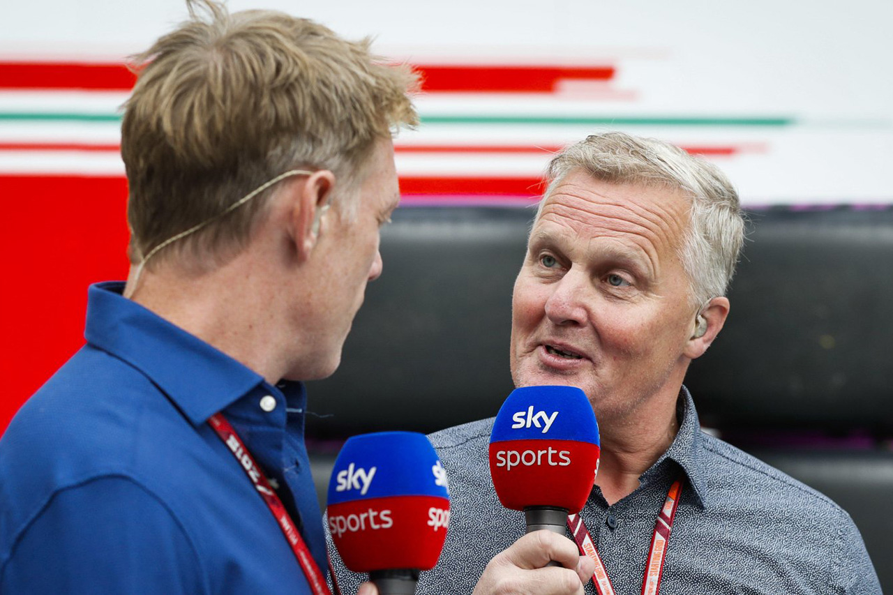 Di Resta And Herbert Leave The Sky Sports F1 Broadcasting Team F1 Gate