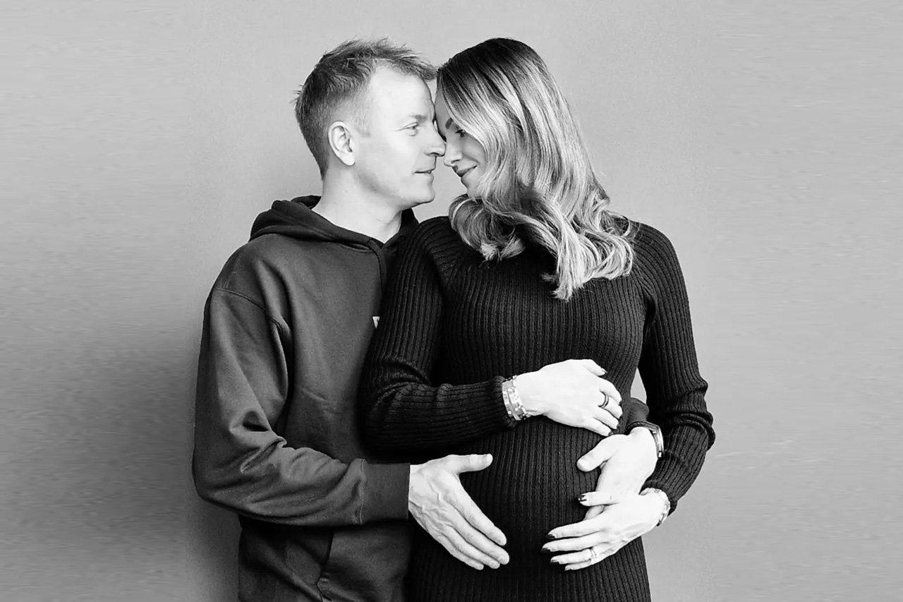 元F1王者キミ・ライコネンと妻ミントゥが第3子妊娠を報告