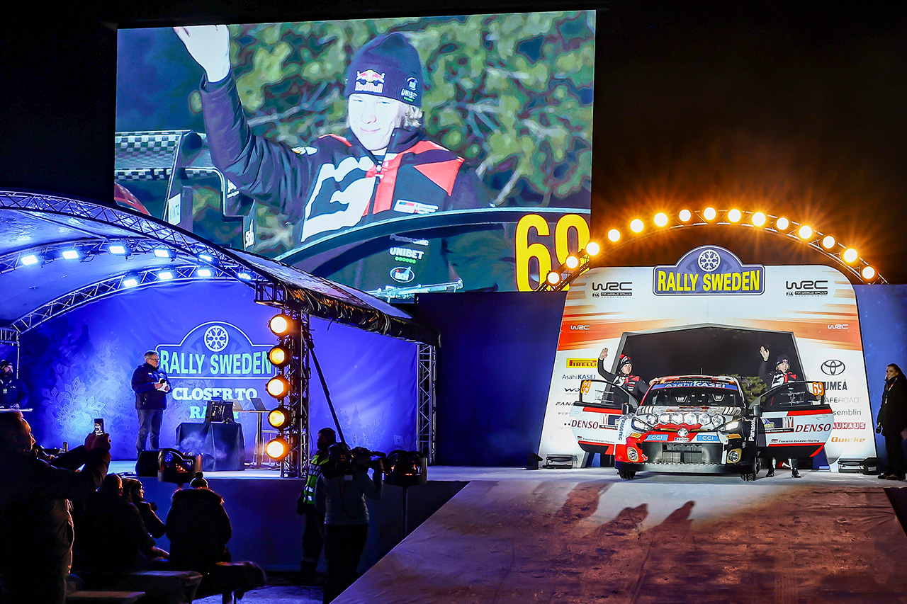 WRC：トヨタ 2023年 第2戦 ラリー・スウェーデン デイ1 レポート