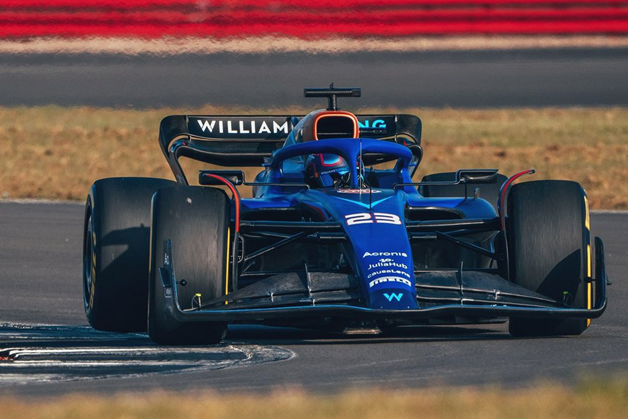 ウィリアムズF1、2023年F1マシン『FW45』のシェイクダウンを完了