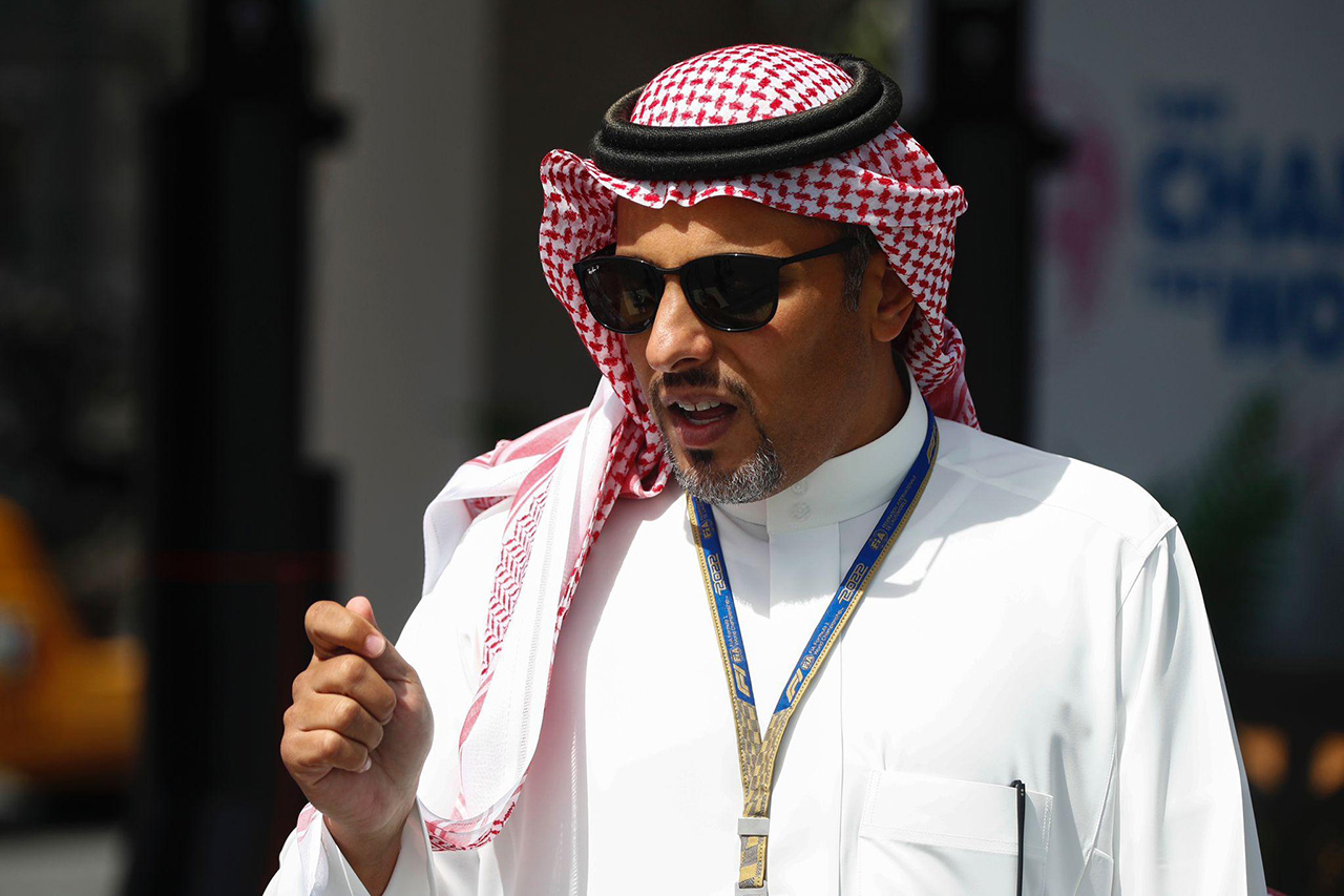 サウジアラビアモータースポーツ連盟の会長であるハリド王子