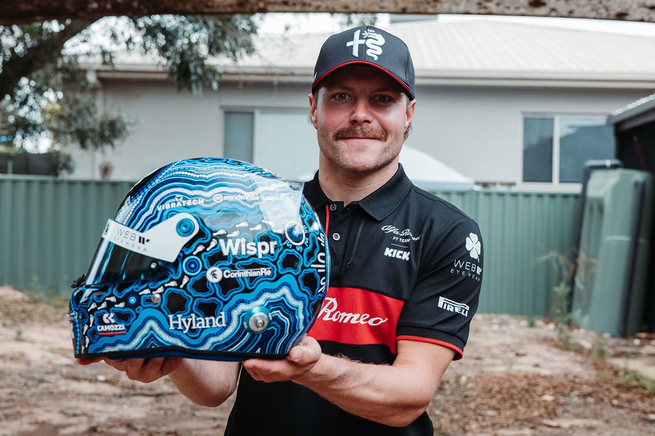 バルテリ・ボッタス 2023年F1オーストラリアGP スペシャルヘルメット