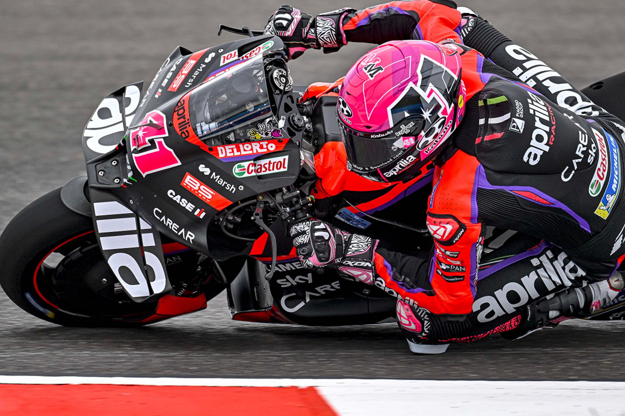 MotoGP：アプリリアのアレイシ・エスパルガロが初日総合トップ