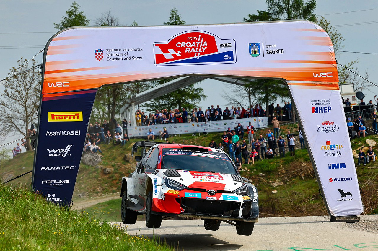 WRC：トヨタ  2023年 第4戦 クロアチア・ラリー デイ1レポート