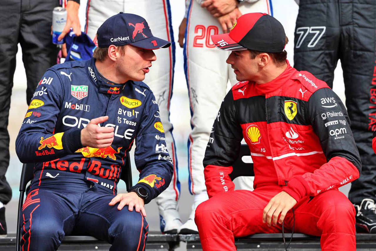 F1王者フェルスタッペンがルクレールにアドバイス「忍耐強くあれ」