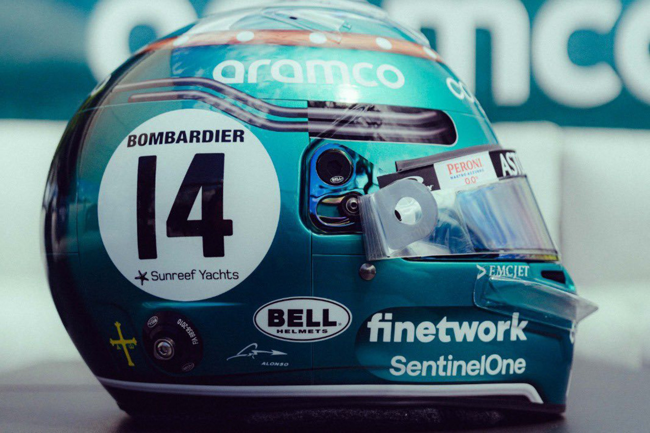 フェルナンド・アロンソ、2023年F1イギリスGPでスペシャルヘルメット