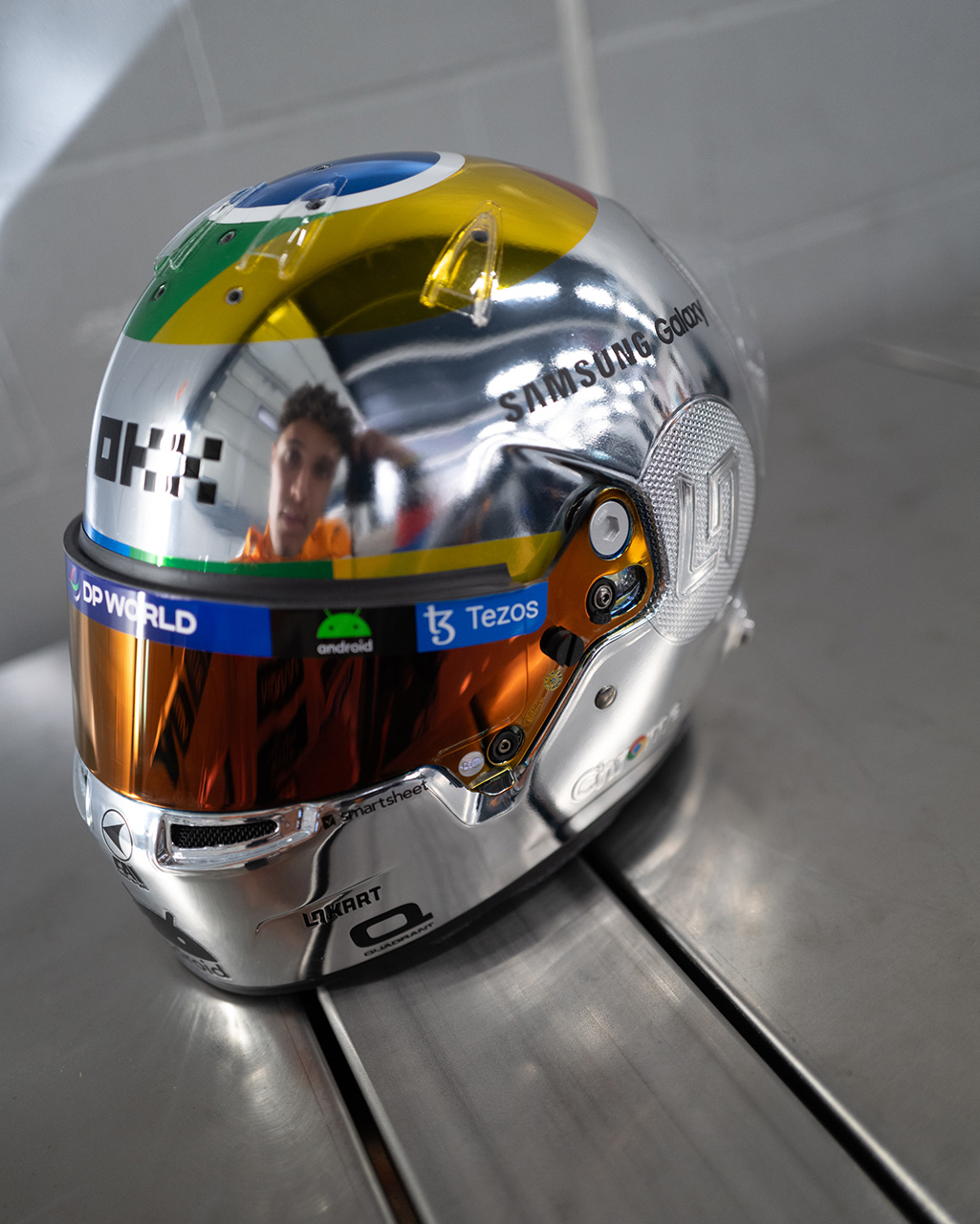 ランド・ノリス マクラーレン F1 イギリスグランプリ ヘルメット