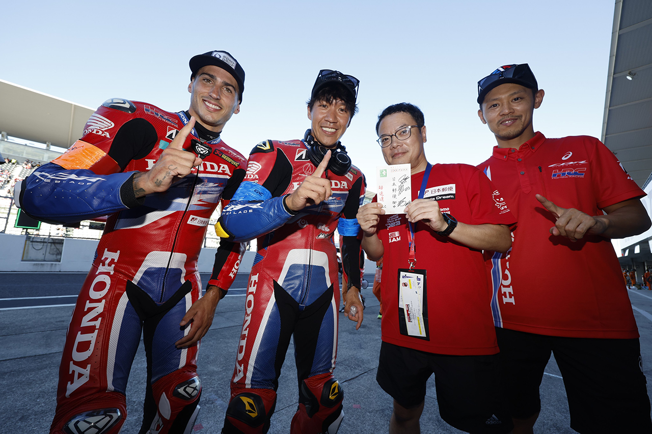 鈴鹿8耐：Team HRC with 日本郵便が2年連続でポールポジションを獲得