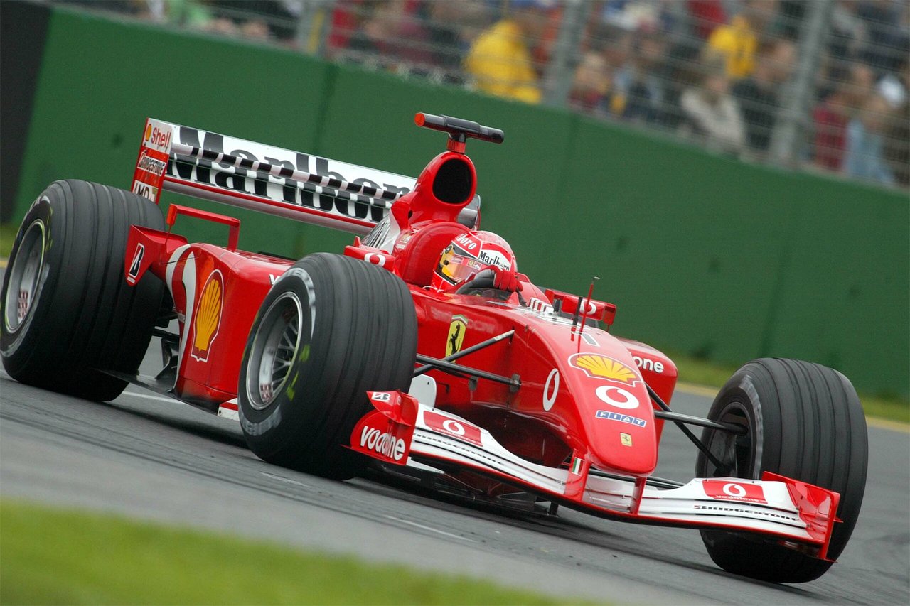 ミハエル・シューマッハの2002年F1マシン『フェラーリ F2001B』が競売