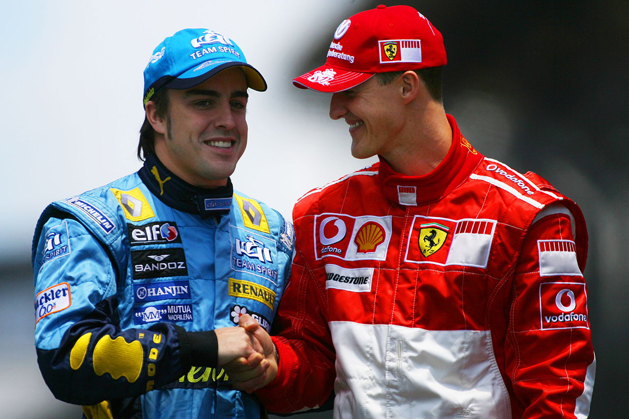 フェルナンド・アロンソ 「F1でミハエル・シューマッハより遅いと思ったことはなかった」