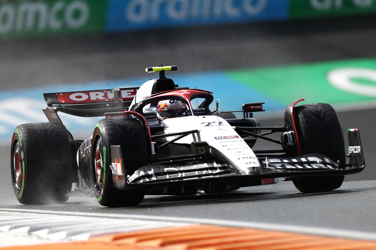 F1オランダGP 予選Q2：角田裕毅は14番手で敗退