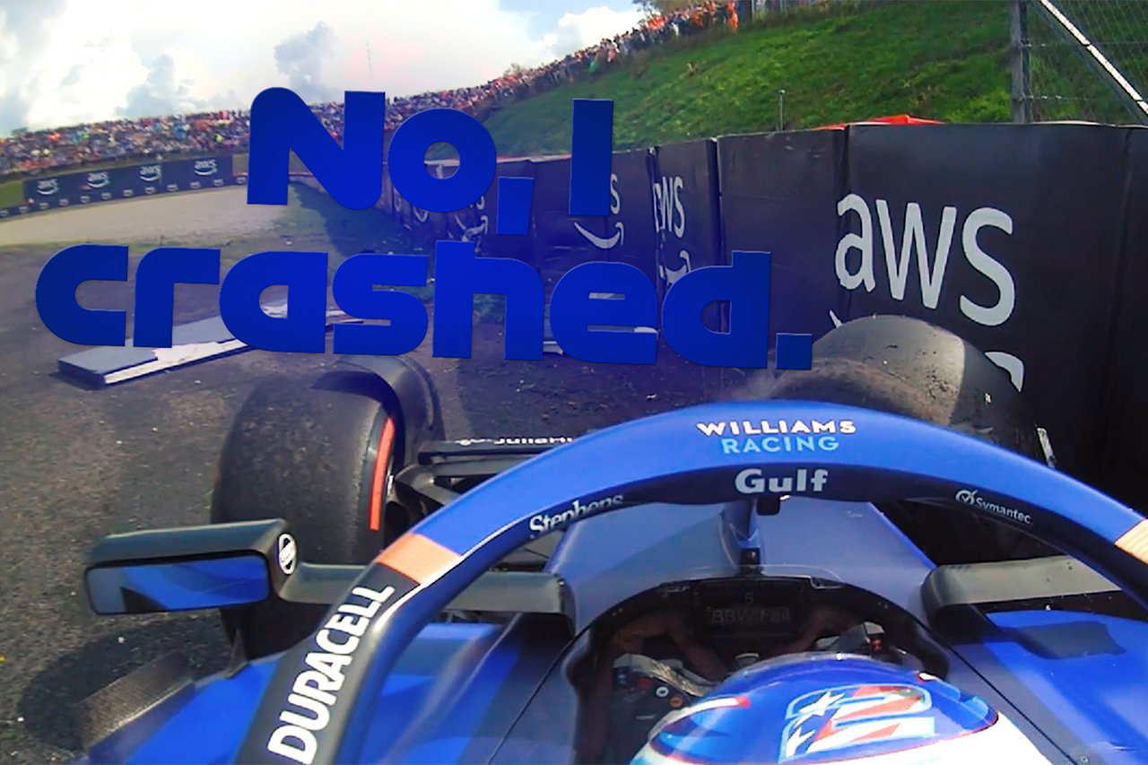 ローガン・サージェント、F1オランダGPのクラッシュは油圧の故障が原因