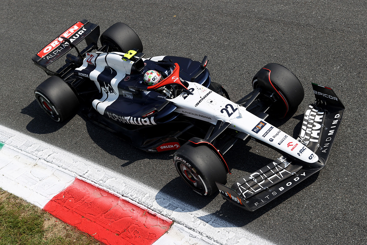 F1イタリアGP 予選Q1：アルファタウリの角田裕毅とローソンが揃って通過