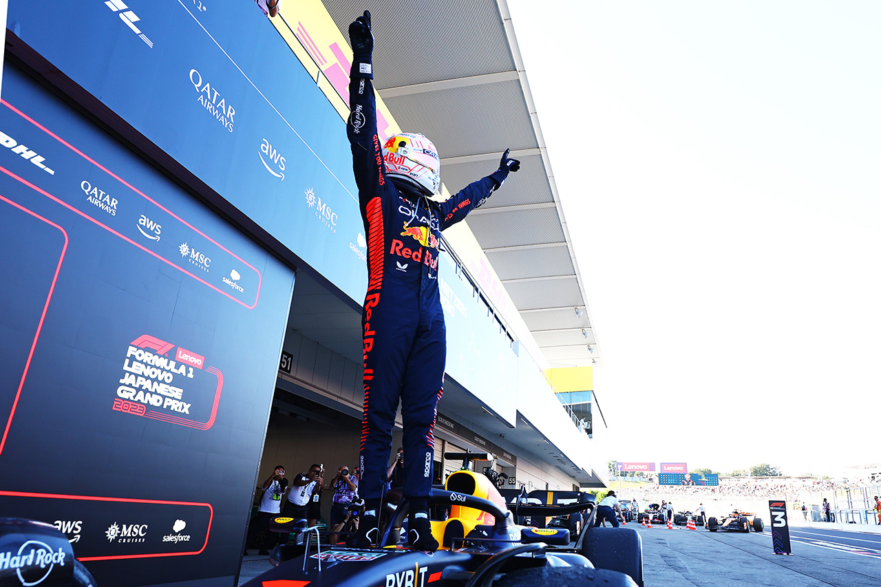 決勝：フェルスタッペンが今季13勝目 ピアストリ初表彰台 / F1日本GP