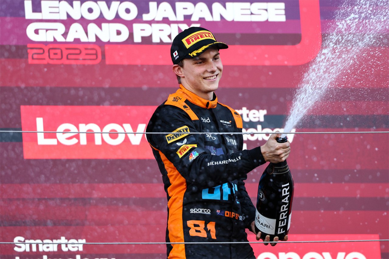 オスカー・ピアストリ 日本GPでF1初表彰台「かなり特別な気分」