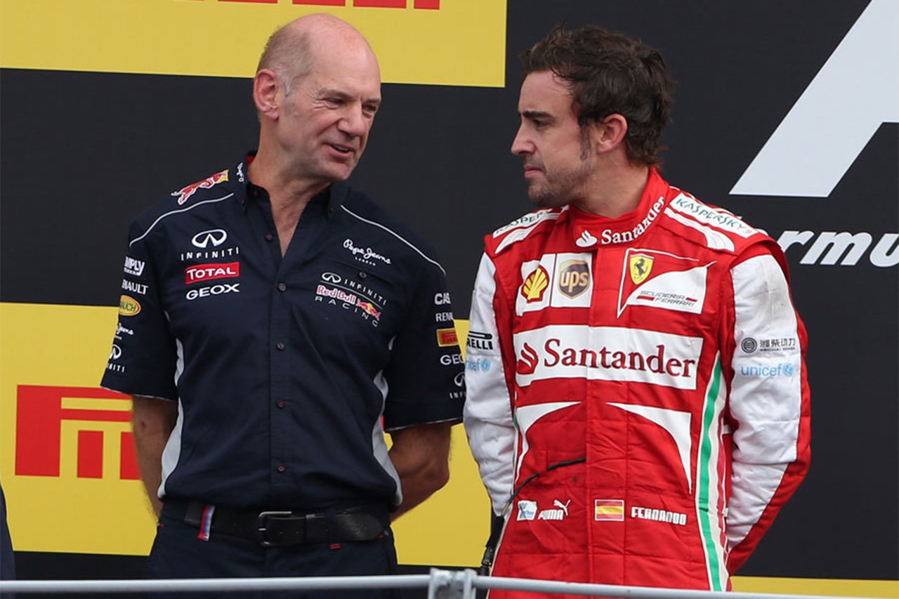 Adrian Newey Reveals His Regrets about not Working with Alonso and Hamilton