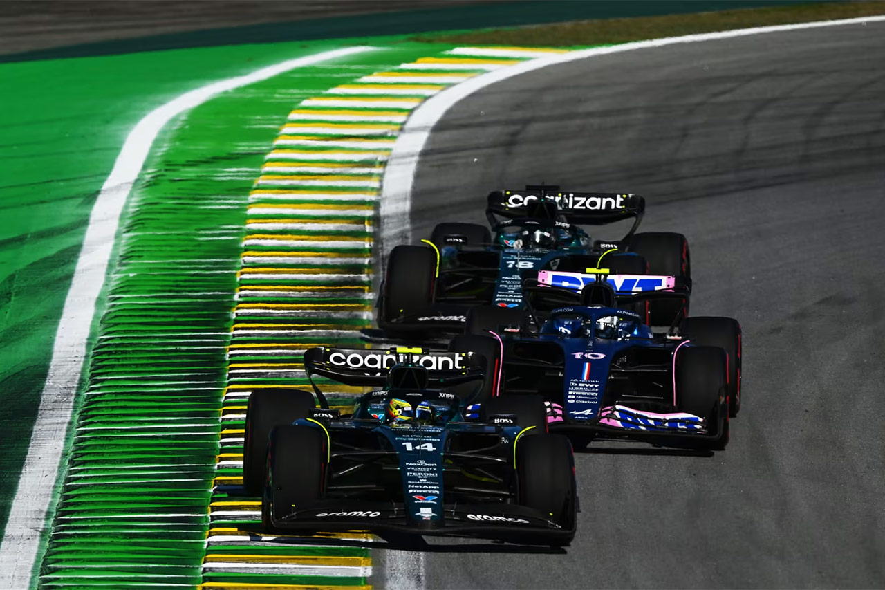 フェルナンド・アロンソ F1 ブラジルグランプリ アストンマーティン・コグニザント・フォーミュラワンチーム