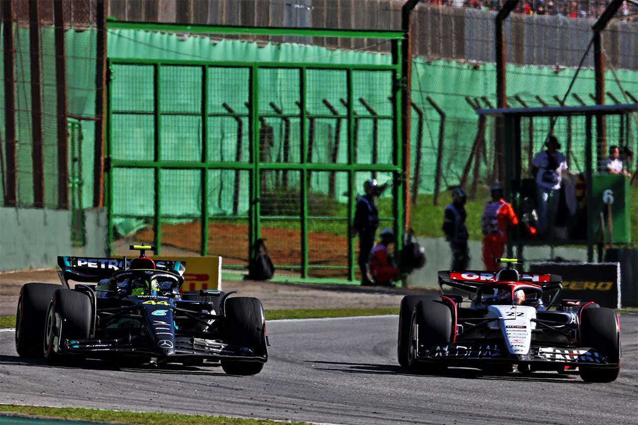 角田裕毅 F1サンパウロGP決勝「トラブルがなければハミルトンを抜けた」