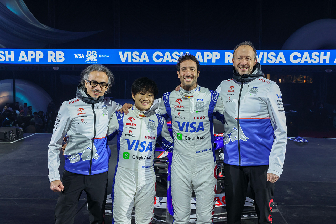 角田裕毅とリカルドは「素晴らしいバランス」とビザ・キャッシュアップRB F1チーム代表