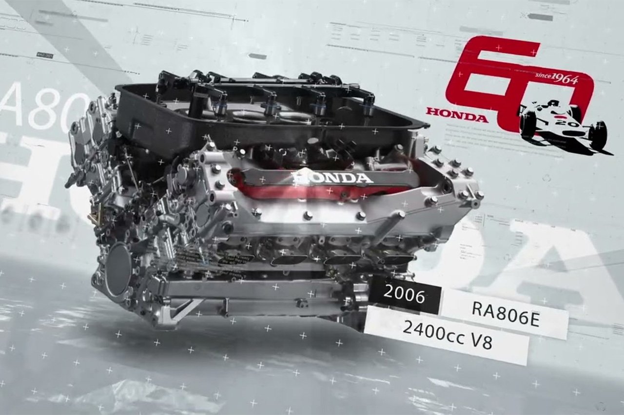 ホンダ F1エンジンサウンドの60年の変遷を動画で紹介