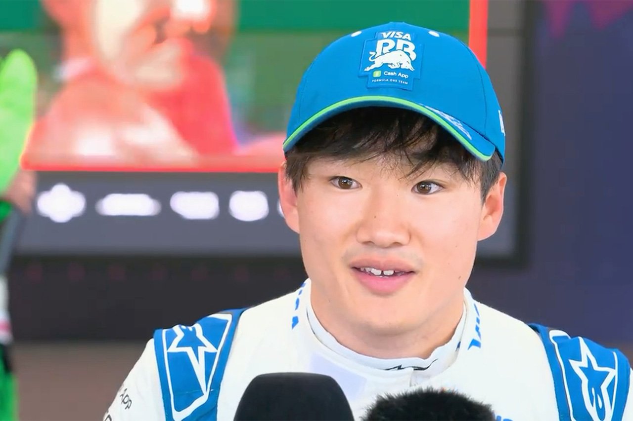 角田裕毅 F1オーストラリアGP決勝「去年より高いギアでコーナーを走れた」