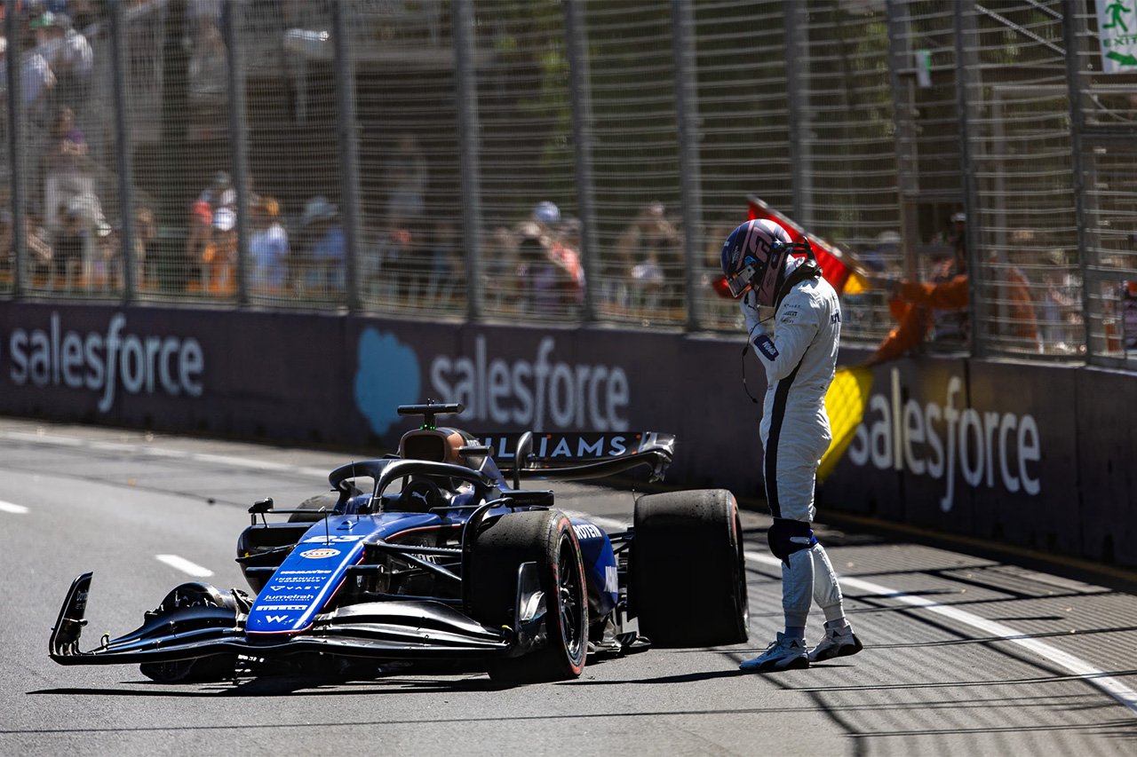 ウィリアムズF1 日本GPでアルボンの事故車をサージェントに割り当て