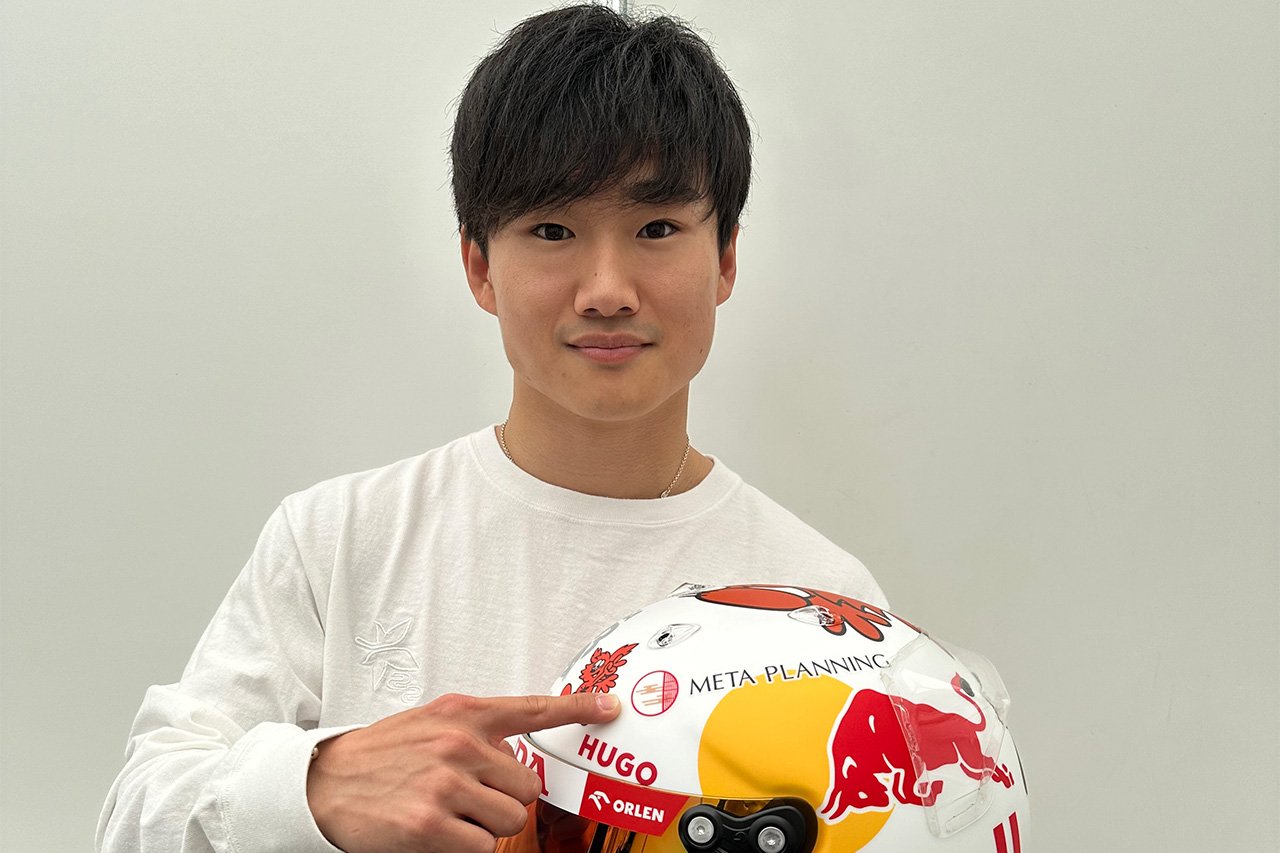 角田裕毅 F1日本GPに先立ちMETA PLANNINGとスポンサー契約