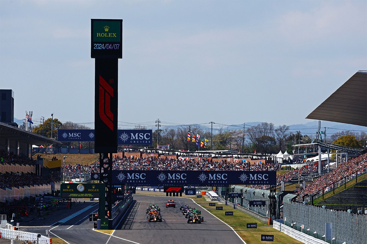 F1 2025年の開催カレンダーを発表 日本GPは再び4月上旬の春開催