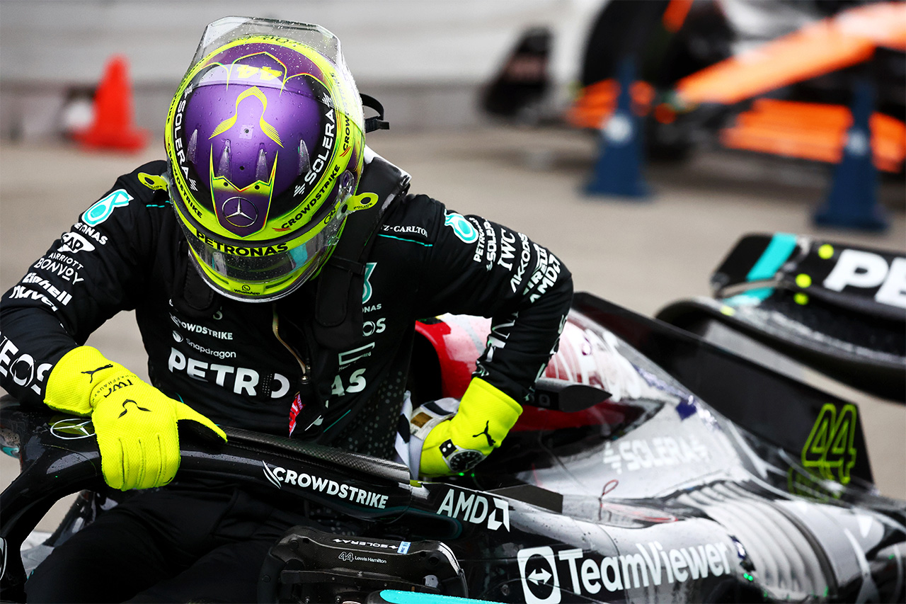 ルイス・ハミルトンF1中国GP スプリント予選 メルセデスAMG・ペトロナス・モータースポーツ