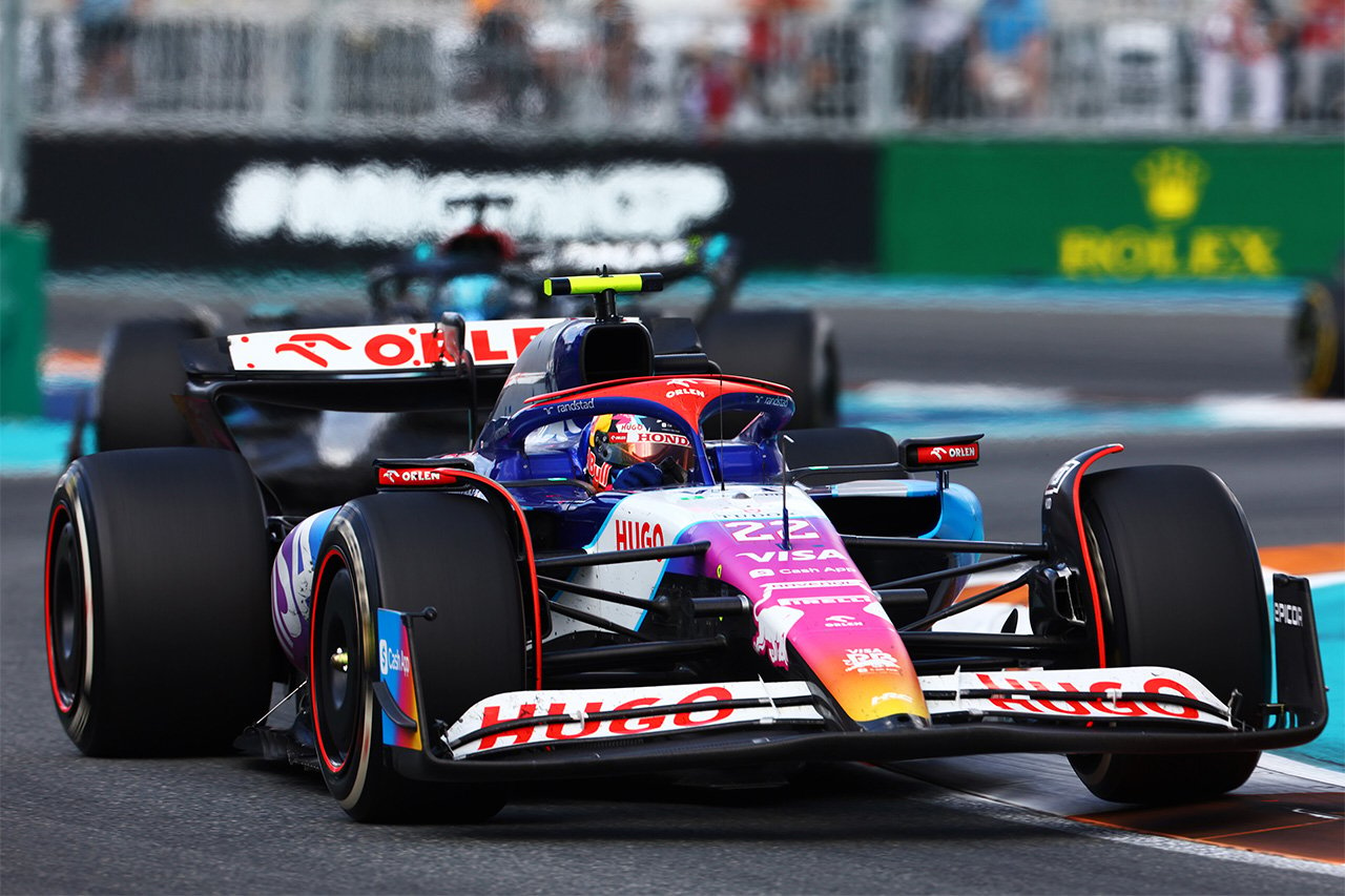 角田裕毅 F1マイアミGPのポイント獲得数は「RBのクレイジーな進歩」