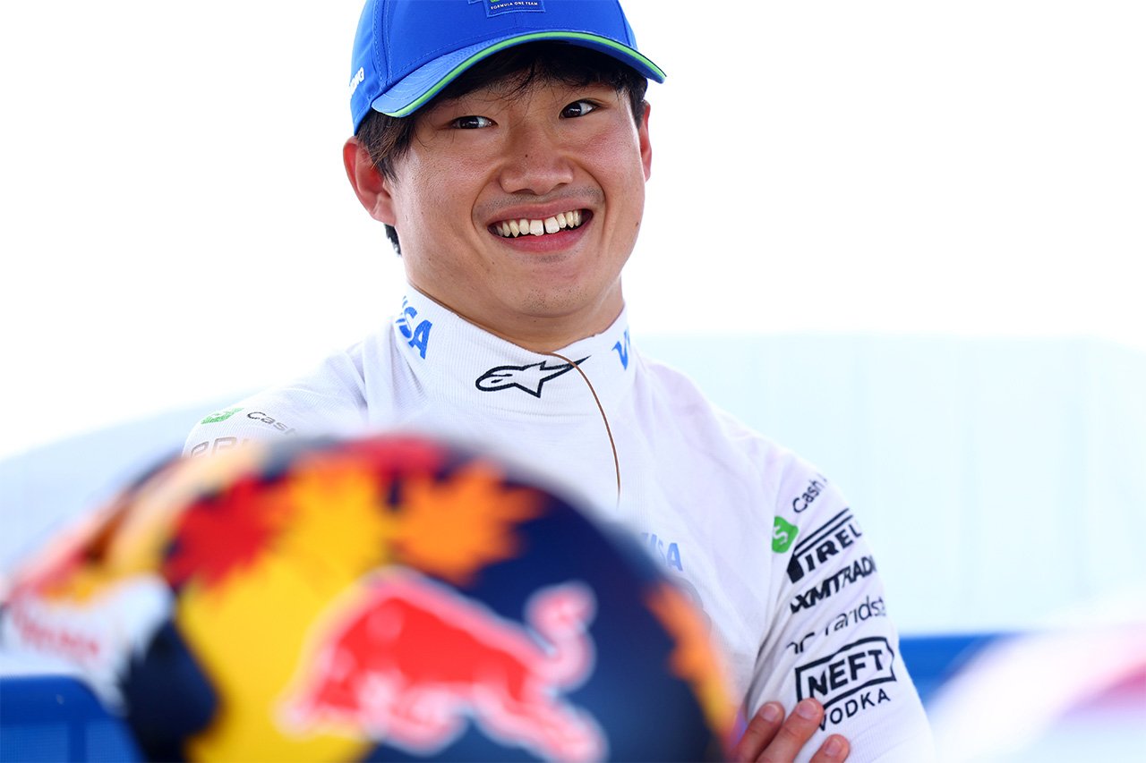 角田裕毅 レッドブルF1とペレスの契約延長は「特に何も思っていない」