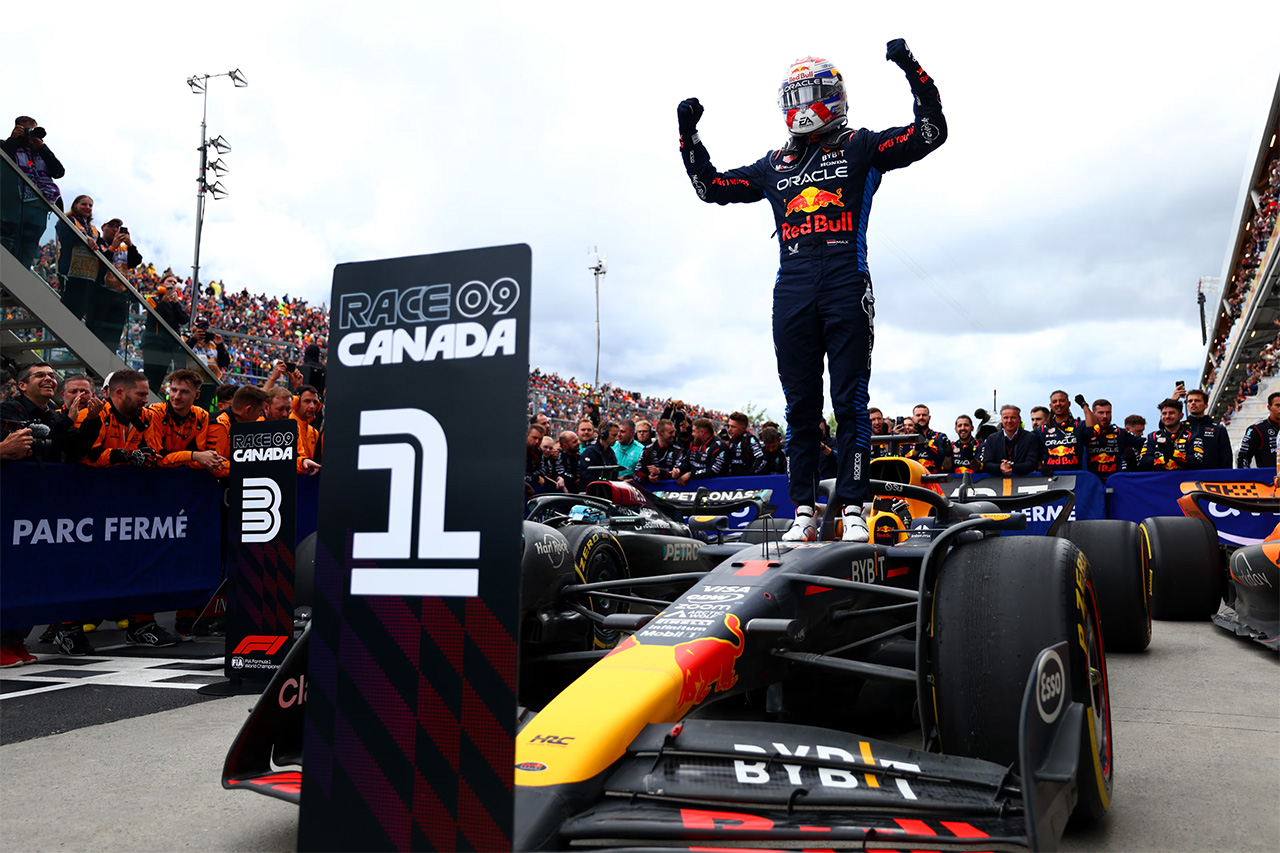 マックス・フェルスタッペンが雨とSCで荒れたF1カナダGPを制し通算60勝目