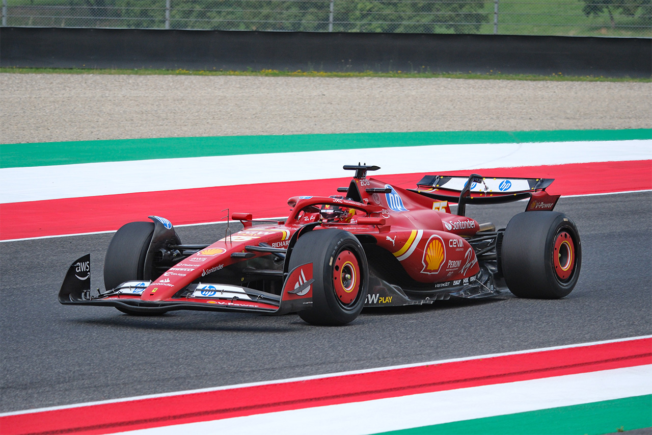 フェラーリF1 ムジェロで2日間の2025年F1タイヤテストを完了