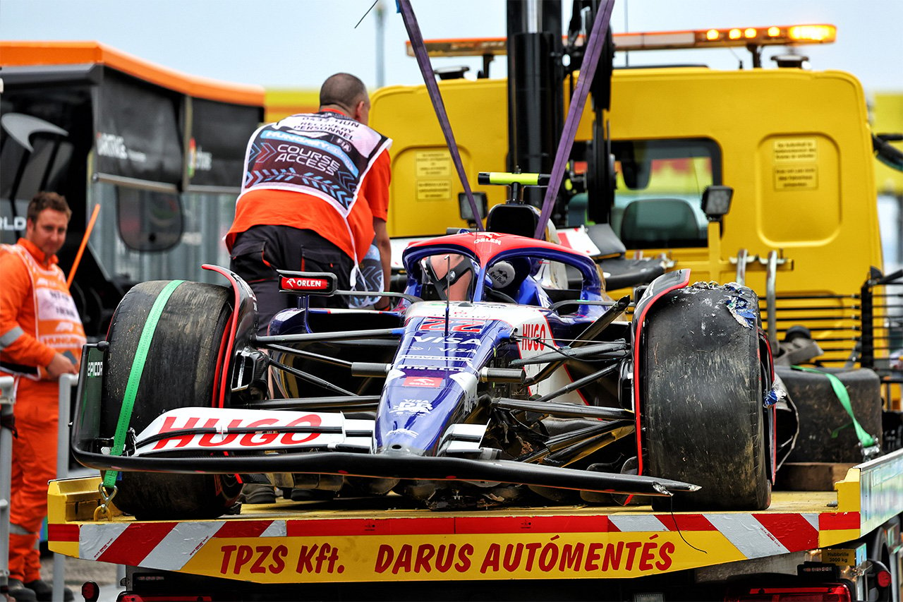 角田裕毅 F1ハンガリーGP予選のクラッシュで取材を欠席して休養命令